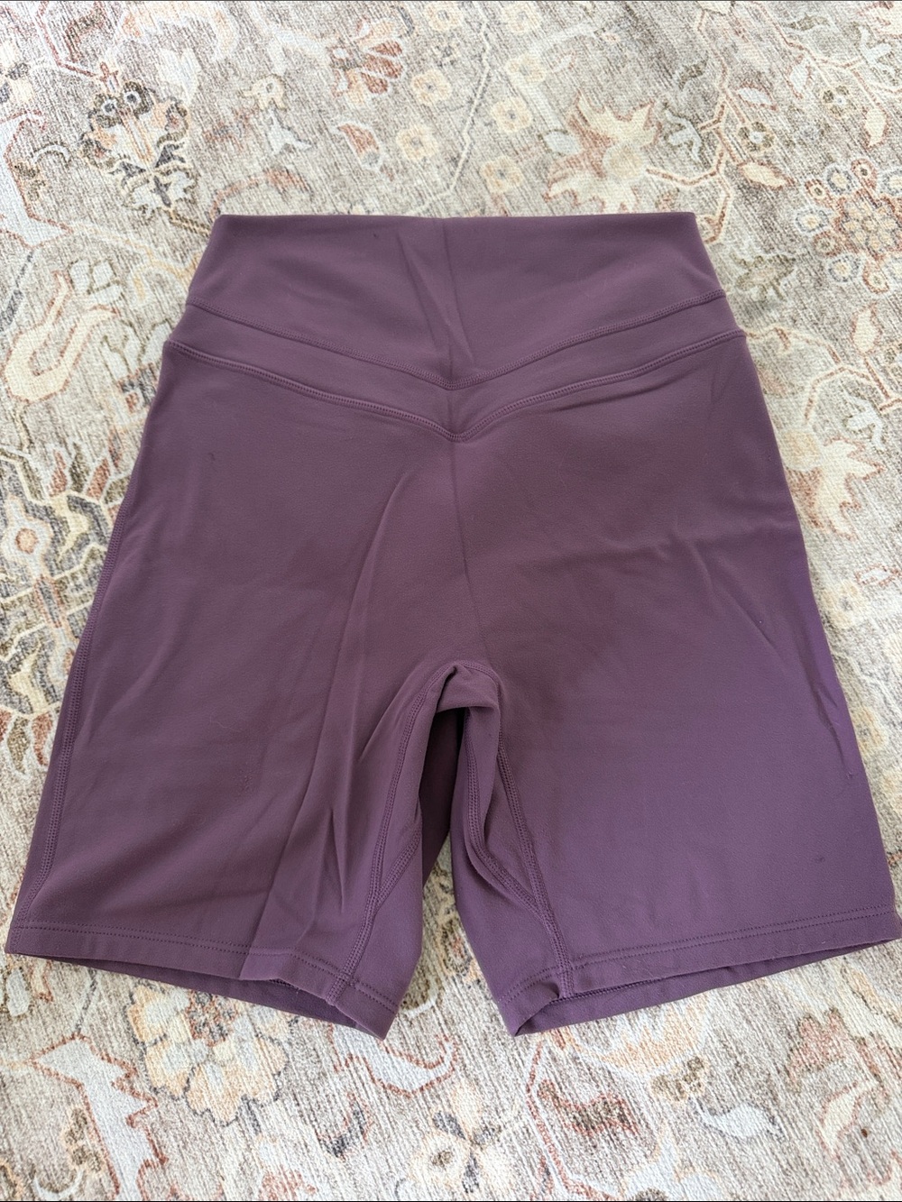 Sculpting High-Rise Women’s Bike Shorts — Plum